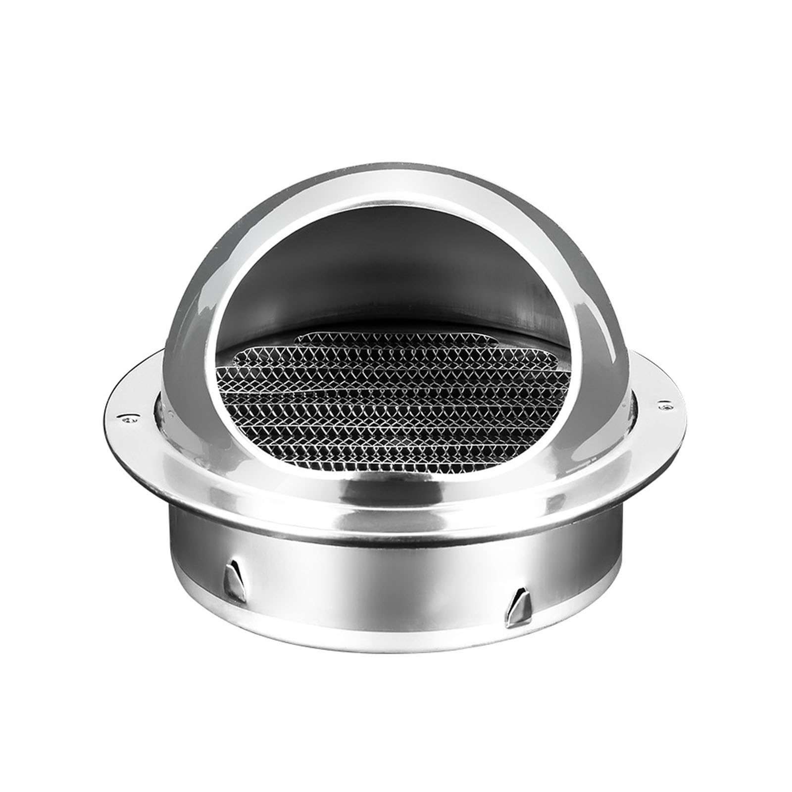 Sortie d'aération murale inox étanche avec clapet hydraulique