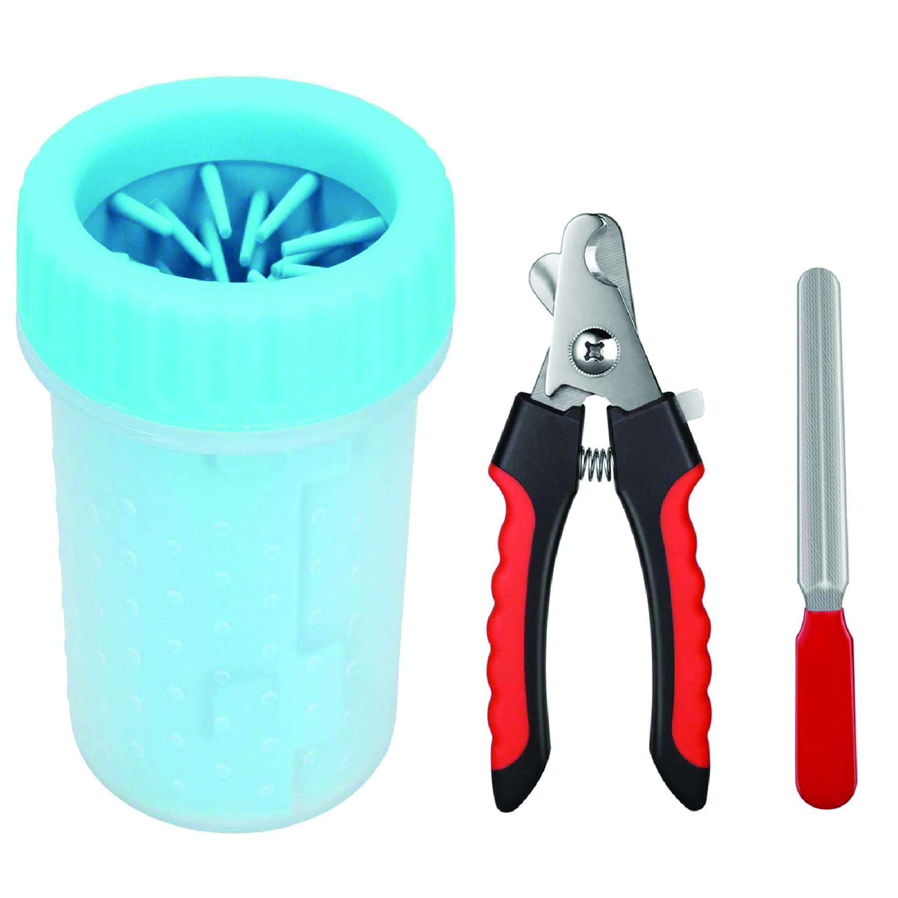 Pets Empire Dog Paw Cleaner, Portable Dog Feet Washer Pet Cleaning Brush Cup for Wash (Small) 9x11x9cm/3.5x4.3x3.5in + Dog Nail Cutter with Clipper (Color May Vary) (B09JPBJDF9) Amazon Price History, Amazon Price Tracker