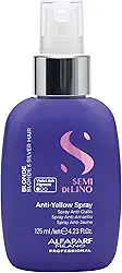 Alfaparf Milano Semi di Lino Blonde Anti-Yellow Spray - Spray leave-in antiamarelamento para cabelos descoloridos 125 ml
