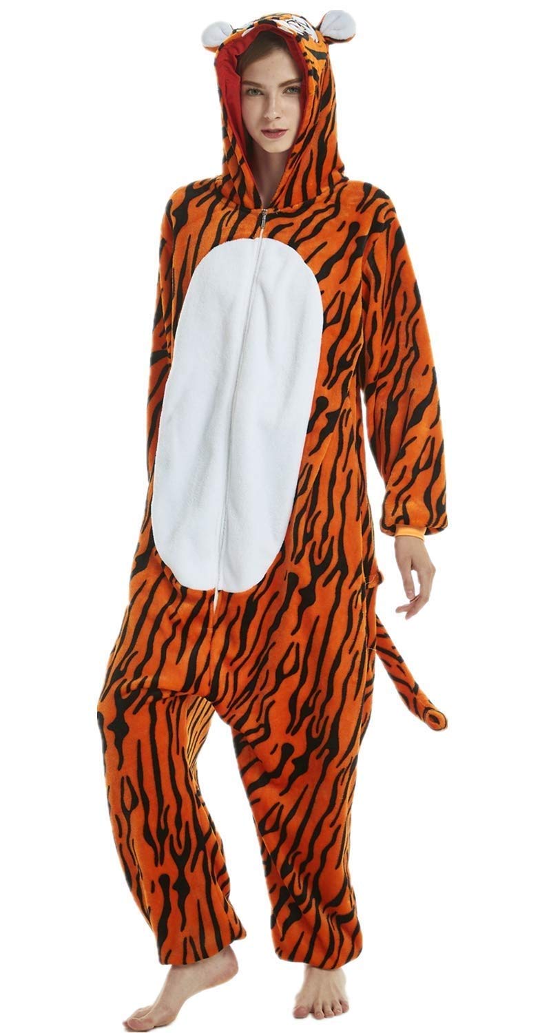 Mcdslrgo Unisex-Adult Christmas Onesie Pajamas Halloween Cosplay Costume