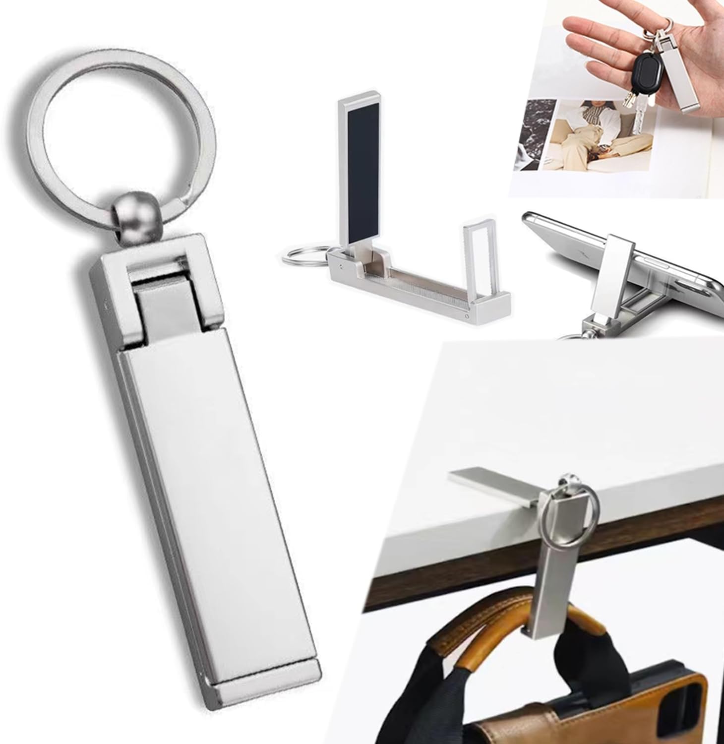 SUZLFTDZSW Purse Hook for Table, Multifunctional Instant