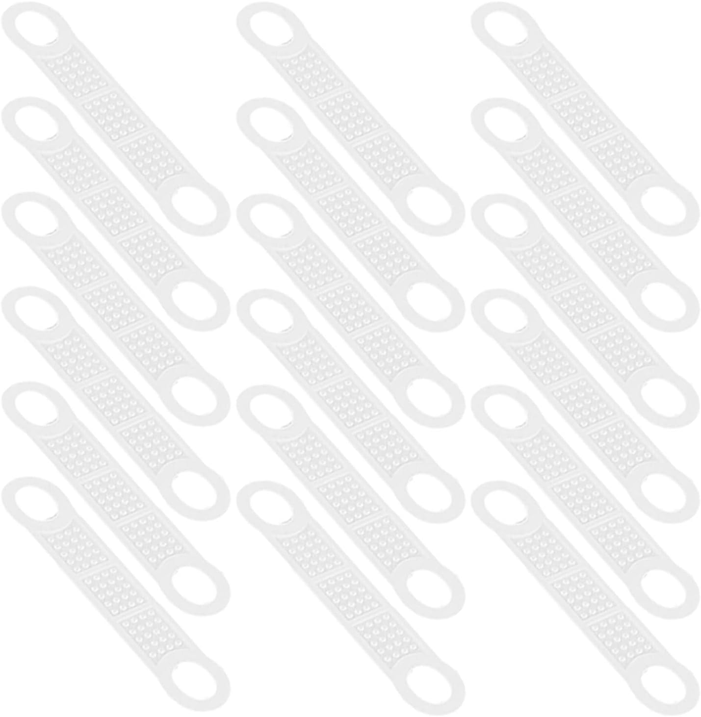 48pcs Silicone Clothing Hanger Grips Non Slip Shoulder Strips