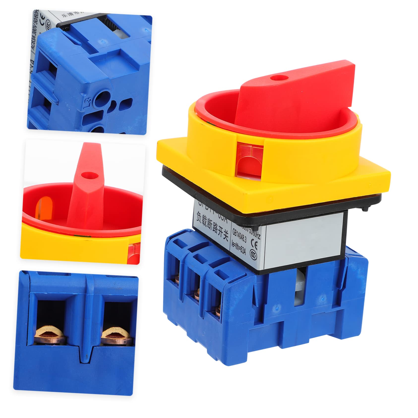 Interruptor Automático Rotativo Sfd11-63a de Cobre 3 Polos