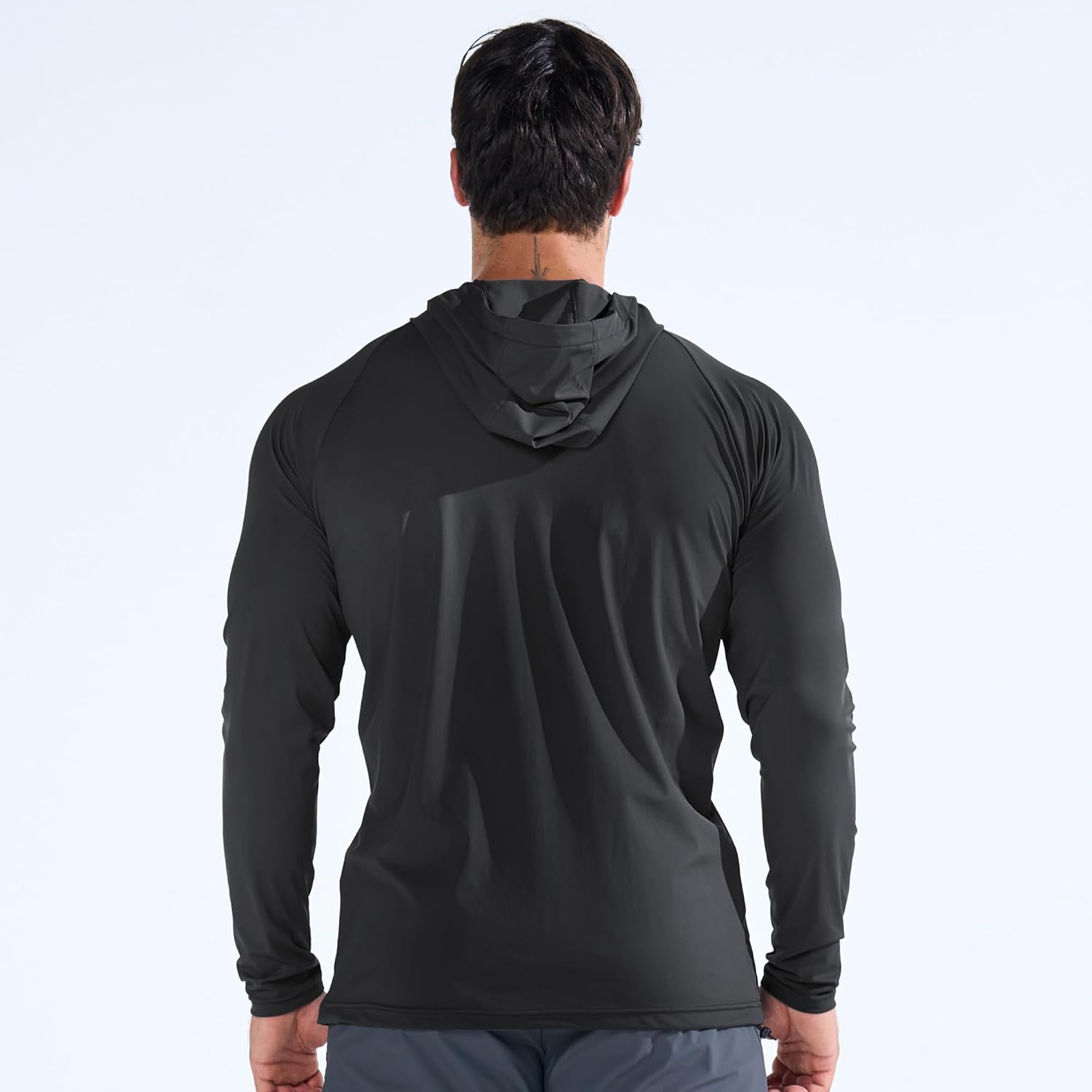 BROKIG Mens StealthZip Lightweight Running Jackets, Full Zip Workout Hoodie Track Windbreaker Athletic Gym Sweatshirts - Image 2