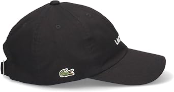 Lacoste Logo Cotton Basic Cap Black