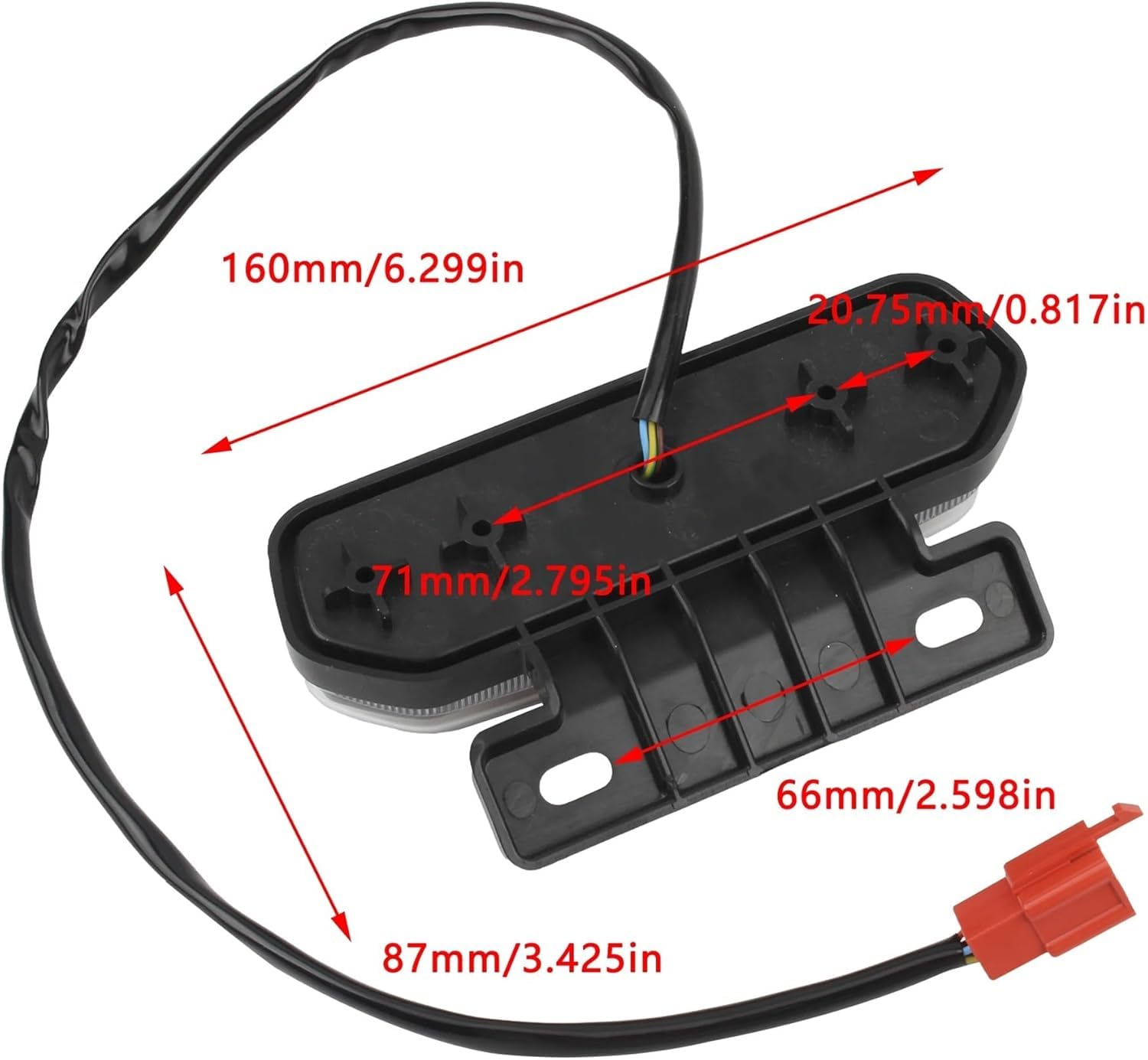 Luz de Freno Trasera Moto Para Para Yamaha Para Para Suzuki Luces intermitentes de dirección para motocicleta Luz de freno de motocicleta Luz trasera Luces traseras