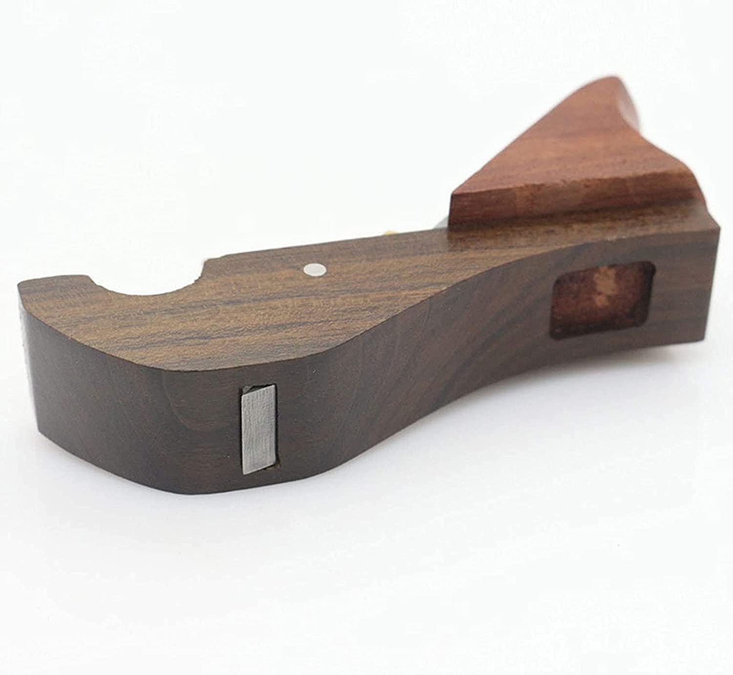 Plano de carpintería, planos de alisado, planos de bloque para madera, cepilladora de madera manual, herramientas de mano ajustables, herramienta de avión de madera de fondo de arco de ébano, adecuada