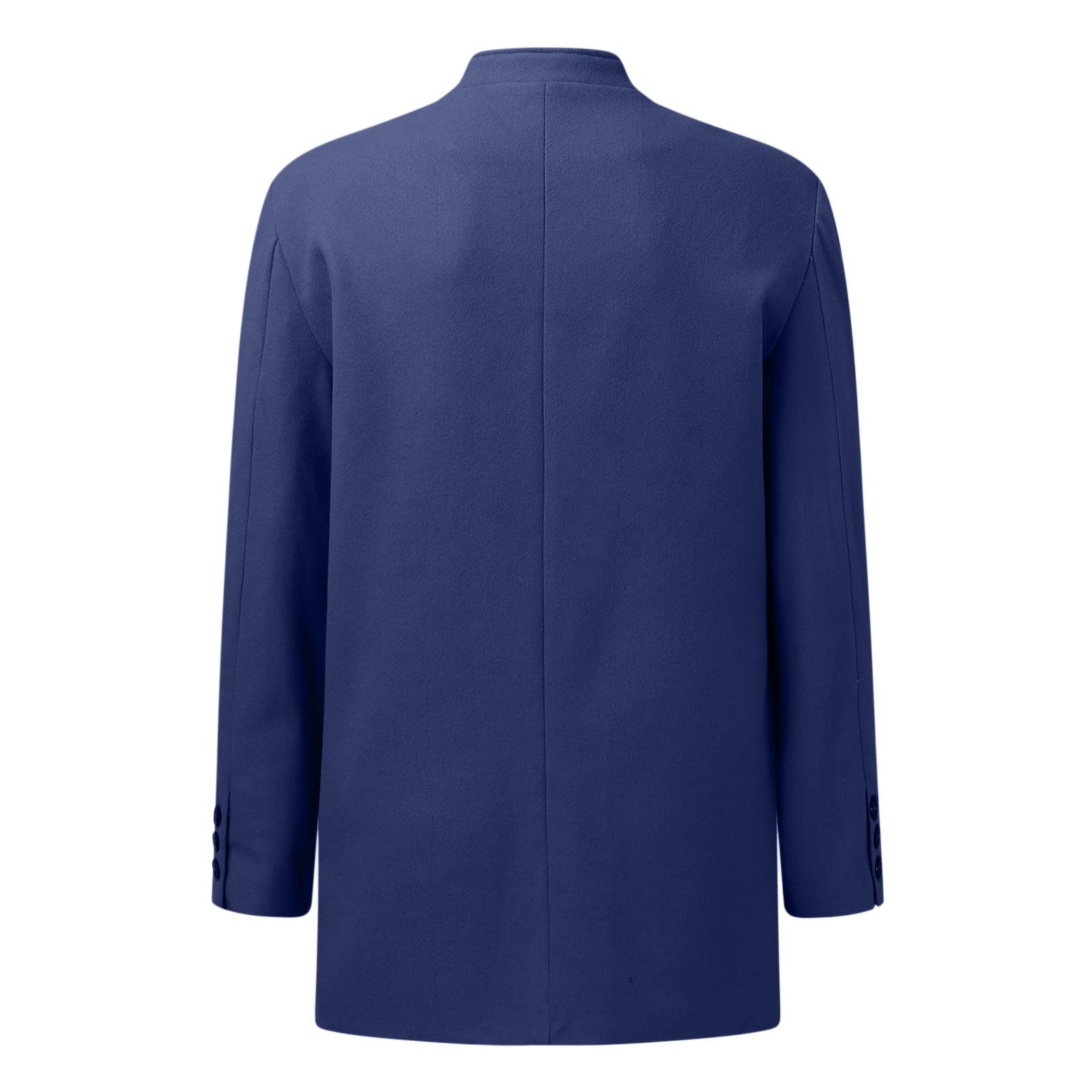 Cappotto caldo da uomo in lana con colletto alto, cappotto invernale, giacca corta, giacca invernale, per lavoro, tempo libero, antivento, per attività all'aperto, da uomo