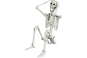Life-Size Poseable Halloween Skeleton