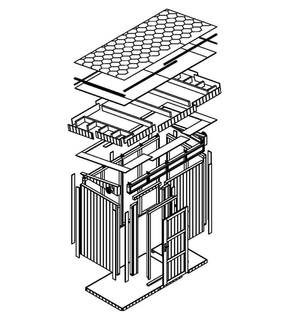 Domek ogrodowy 3m² - Dł. 161xSz. 294cm - Zestaw all-inclusive z podłogą, dachówką bitumiczną, zestawem do malowania - Wykonany z płyt drewnopochodnych LP Smartside - M901 TUNDRA GREY