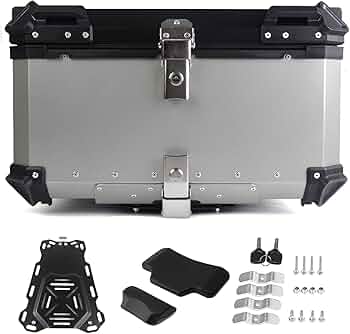 100L アルミ製オートバイリアボックス　ヘルメット2個 定価30.000円 100L アルミ製オートバイリアボックス ヘルメット2個 定価30.000円