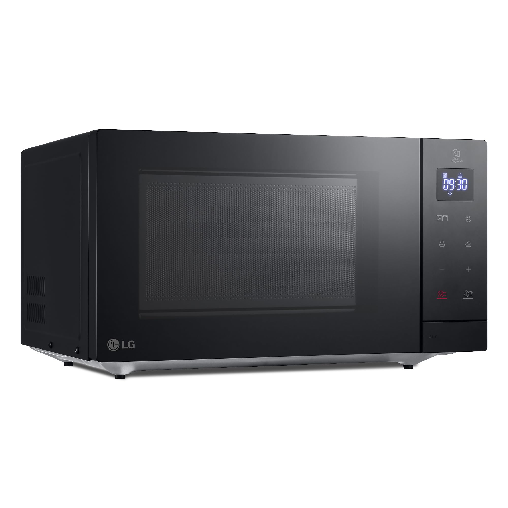 LG MH7032JAB – Microwave Grill Smart Inverter and LED Display, 30L and 900W, Grill Function 1000W, Cook Faster, Keeps Taste, Easy Cleaning, Black