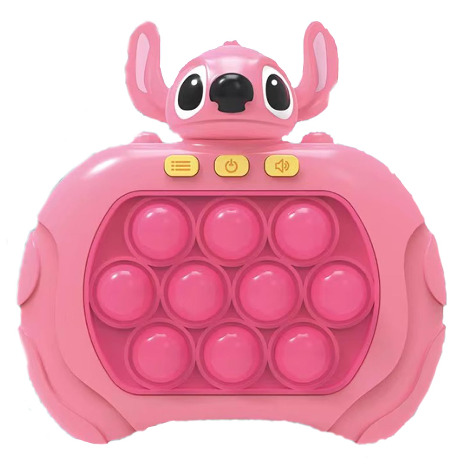 Stitch Quick Pop Game Fidget Toys para niños y Adultos, Juego de Mano Stitch, Juguete para aliviar el estrés, Juego de Burbujas de Puntada, Regalo para niños, niñas, Adolescentes (Rosa)
