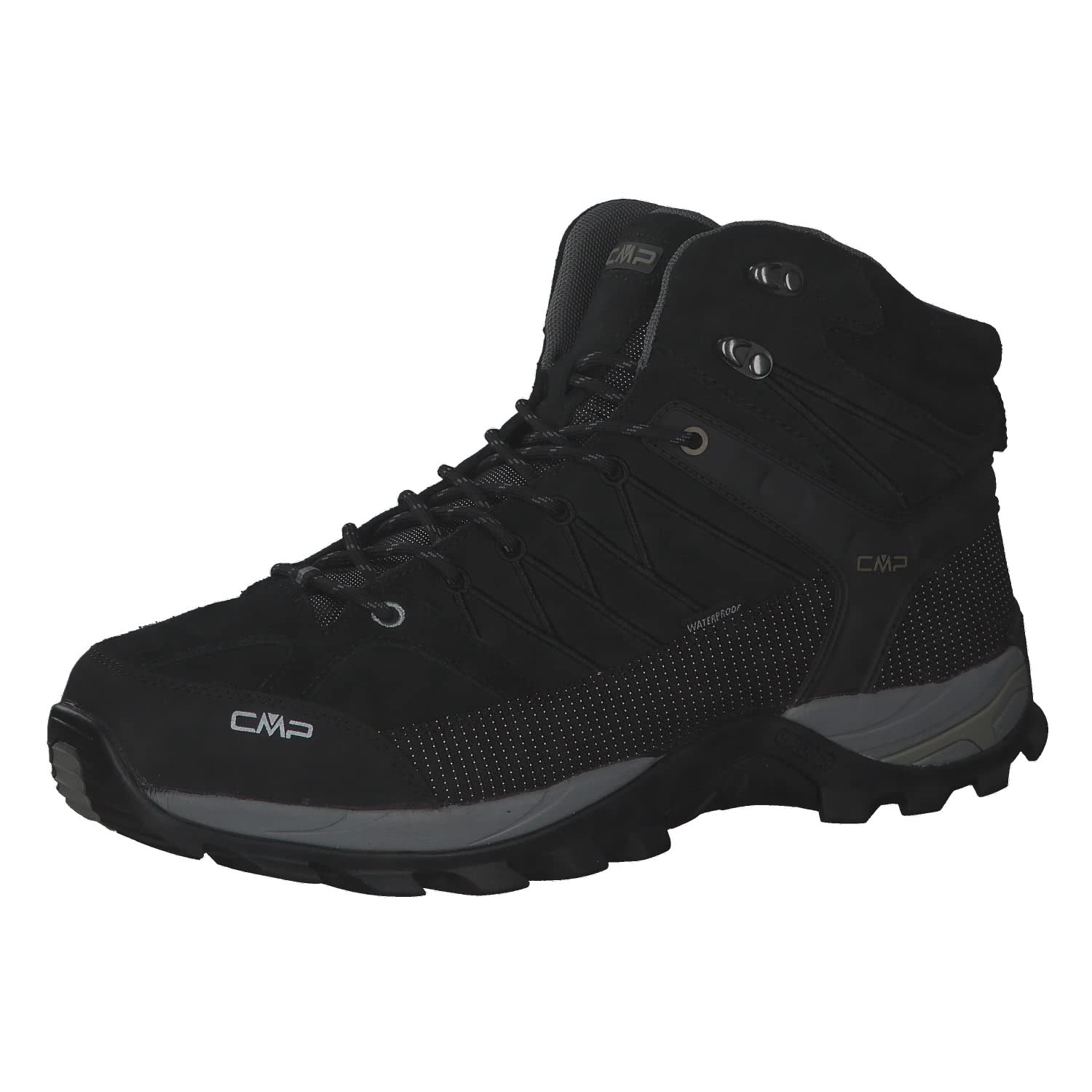 CMP Men's Rigel Mid Trekking Shoe Wp Trekking Shoes, Nero Grey, 9 UK