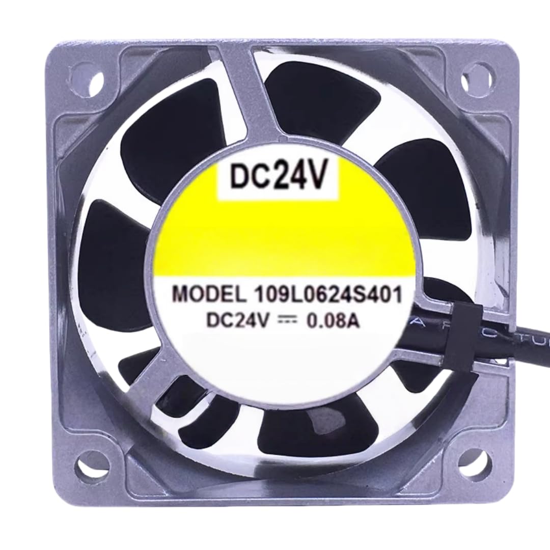 FCARUMIQP 109L0624S401 DC24V 0.08A 1.92W 2850RPM 6025 Cooling Fan 60x60x25MM
