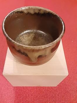 kuritika　丹波立杭焼　陶勝窯市野陶勝作大海茶入　共箱　V　8115 kuritika 丹波立杭焼 陶勝窯市野陶勝作大海茶入 共箱