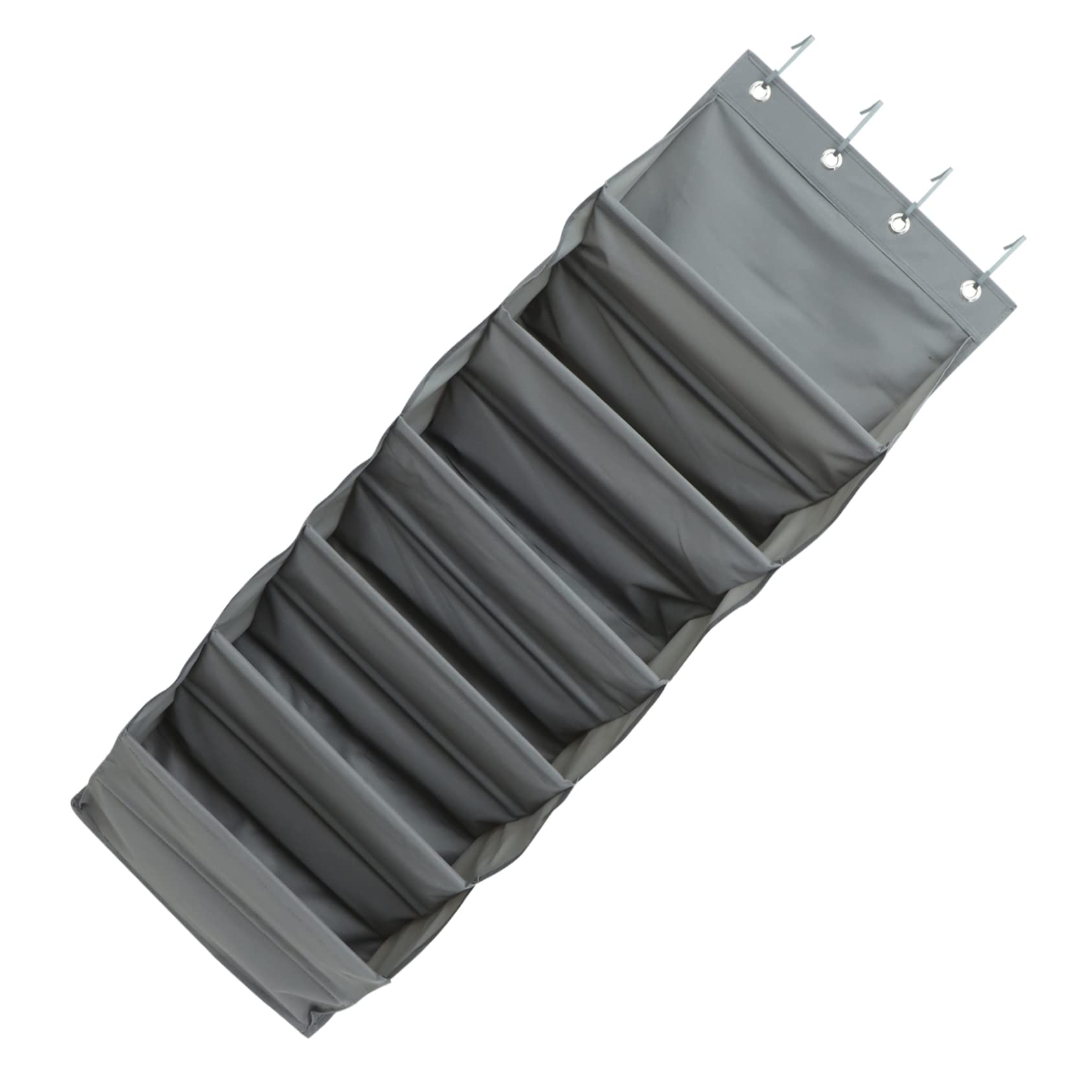 FONDOTIN 1set Over-the-door Multi Hanging Storage Organizer Shoe and Accessory Pouch Convenient Storage for Shoes Bags and More Space-saving Design Grey