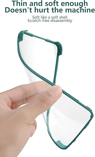 Miniatura 4 de Funda compatible con Realme 7 Pro, compatible con Realme 7 Pro, protector de pantalla integrado 2 en 1, color verde