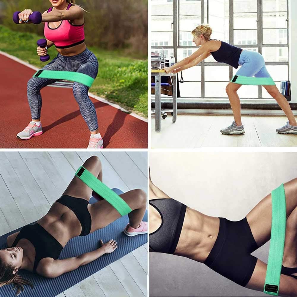 Opaski oporowe Fitness Booty Bands 3-częściowy zestaw fitness gumowy ekspander elastyczna taśma do treningu domowego sprzęt do ćwiczeń