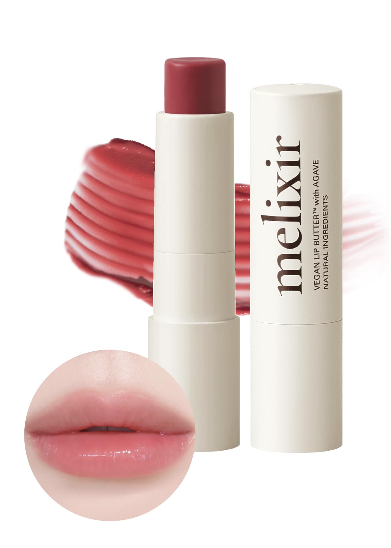 Melixir Vegan Lip Butter #05 Dewy Rose (Colored)