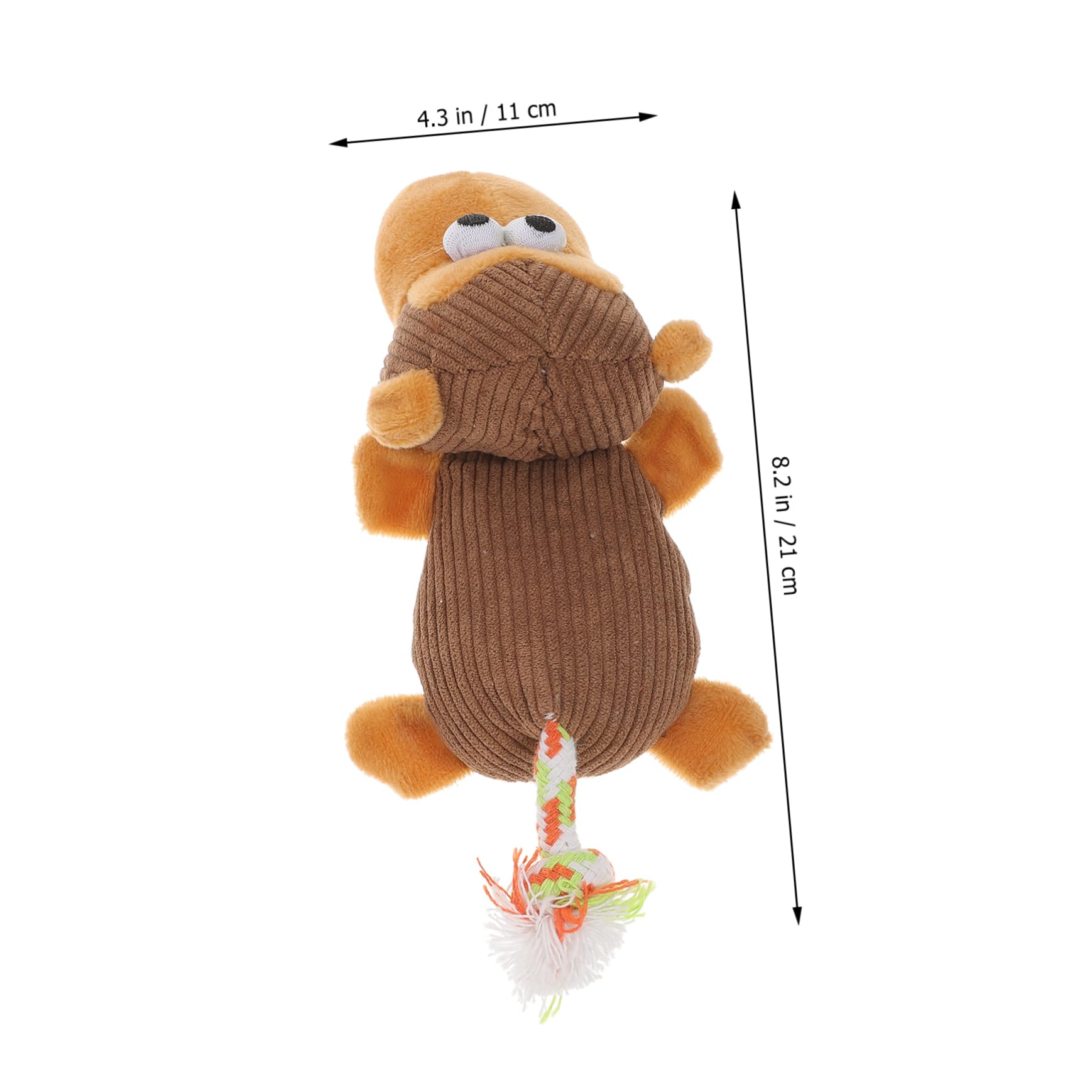 BESPORTBLE Jouet pour Chien Peluche à Mordre avec Jouet Interactif pour Chiots Et Chiens Activité Et Détente Noël