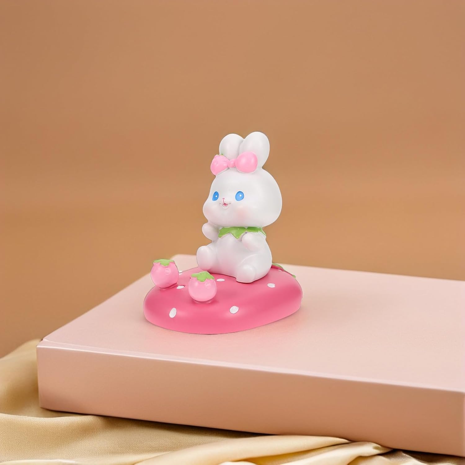 VALICLUD Cute Bunny Phone Holder Stand Xmas, Creative Desk Decor image 5