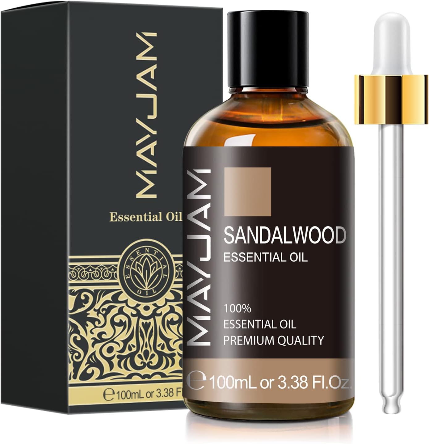 Sandalwood Essential Oil, 3.38FL.OZ Pure Essential Oils by
