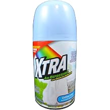 XTRA بريميوم التلقائي رذاذ الهواء المعطر الملء، الكتان القطن - 5 Oz. حزمة من 3
