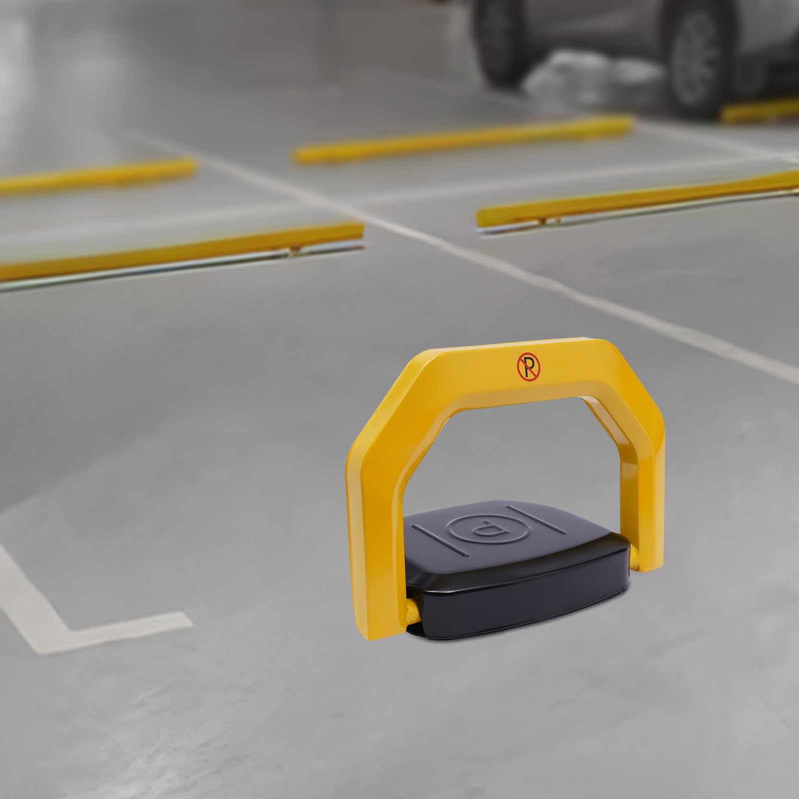 Barrière de parking avec télécommande, anti-collision télécommandée à 180°, verrouillage automatique de parking pour voiture, avec 2 télécommandes, IP67