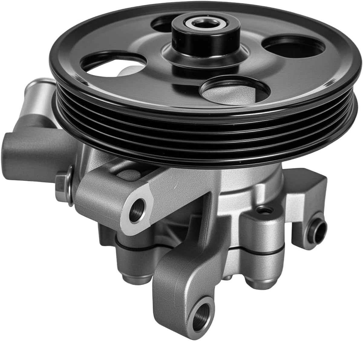 KELOKE Power Steering Pump, with Pulley, Compatible with Mazda CX-9 2007 V6 3.5L, CX-9 2008-2015 V6 3.7L, Gas, Replace# LF2432650B, LF24-32-650C, 21-358, 96-358