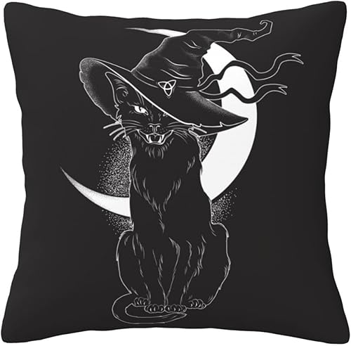 Miniatura 8 de Aimeryup Throw Pillow Covers 20x20 Inch Black Cats Decorative Pillow Covers Cushion Covers cojines decorativos para sala Pillow Cases Cute Throw