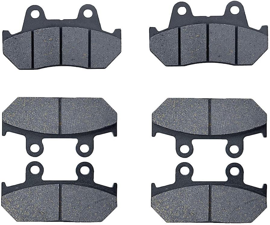 AHLSemi-metallic Front and Rear Brake Pads Set for Honda GL1500 Goldwing/SE/L 1990-2000 GL1500 A Aspencade/I Interstate 1990-2000