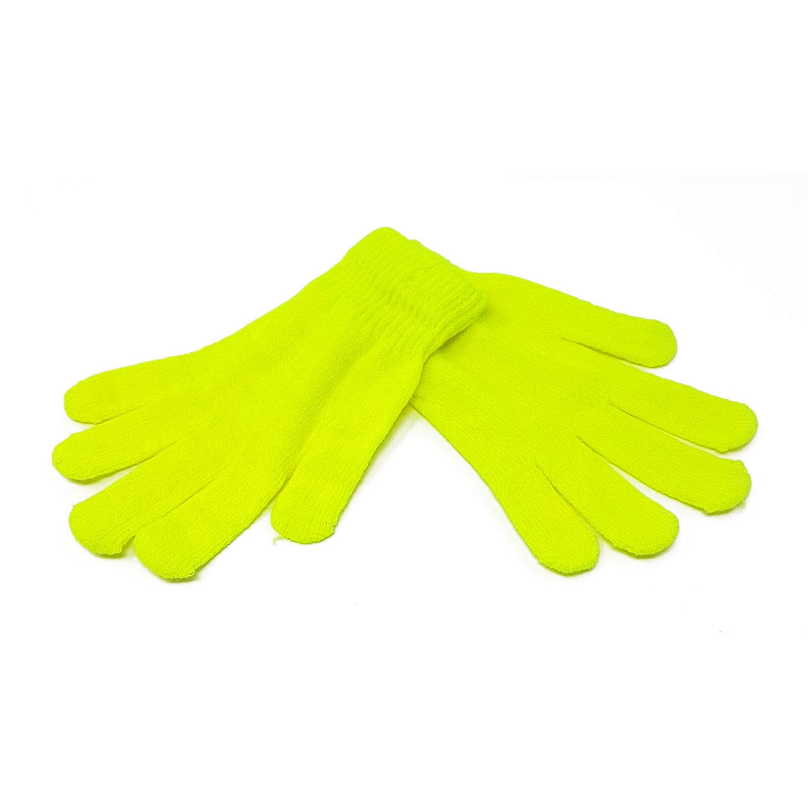 Guanti Magici Per Adulti, Elasticizzati, Invernali, Caldi E Morbidi (giallo Fluo - Foto 2
