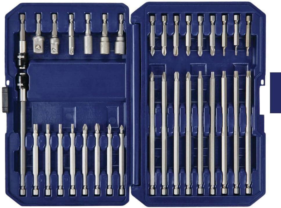 Irwin IWAF1234 34-Pieces Impact Screwdriver Bit Set