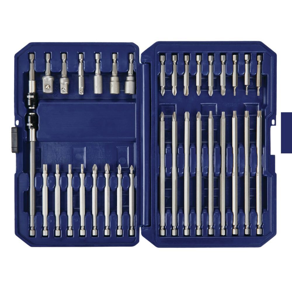 Irwin Tools ドライバービット34点セット IWAF1234 Irwin IWAF1234 34-Pieces Impact Screwdriver Bit Set - Amazon.com
