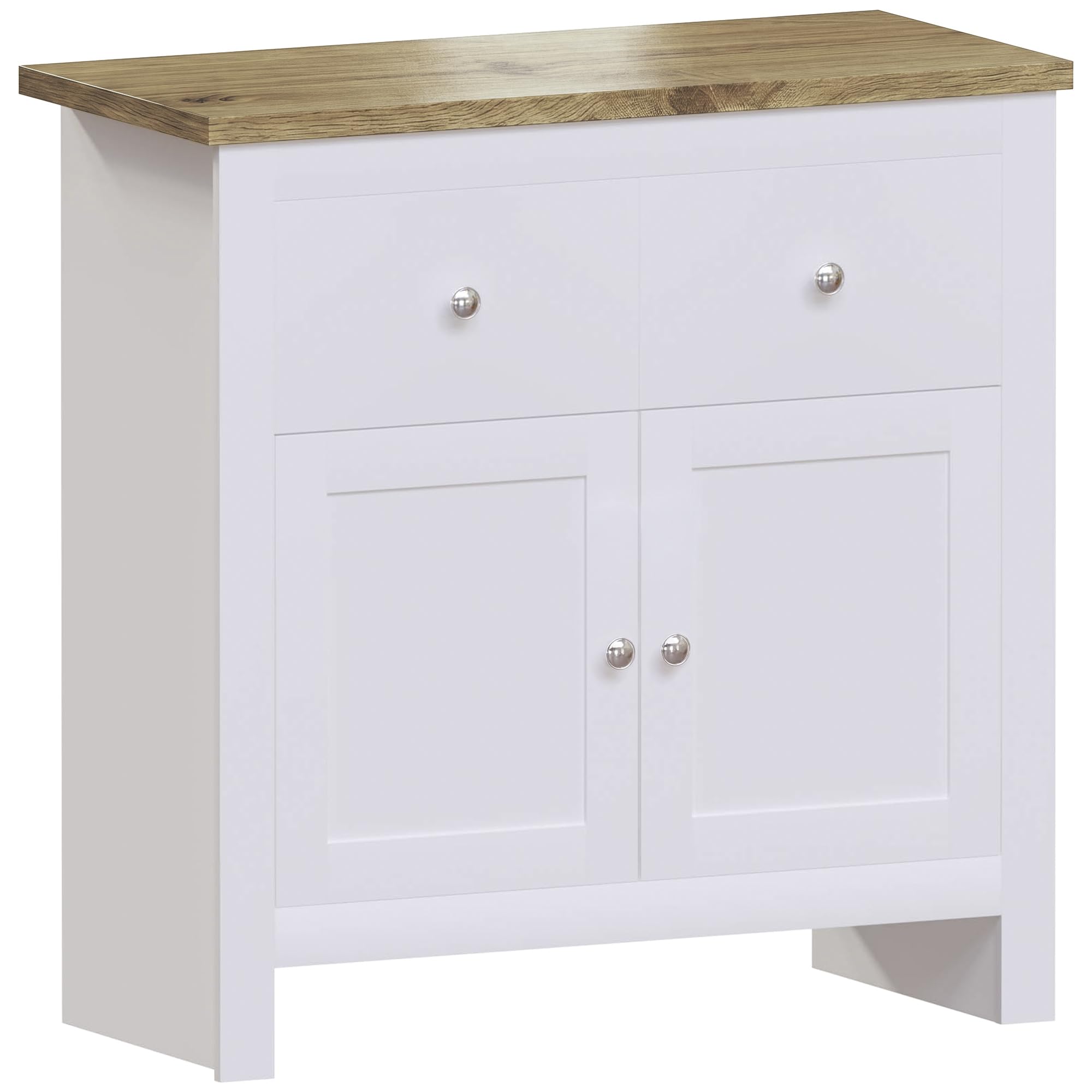 Vida Designs Arlington 2 Drawer 2 Door Sideboard - White
