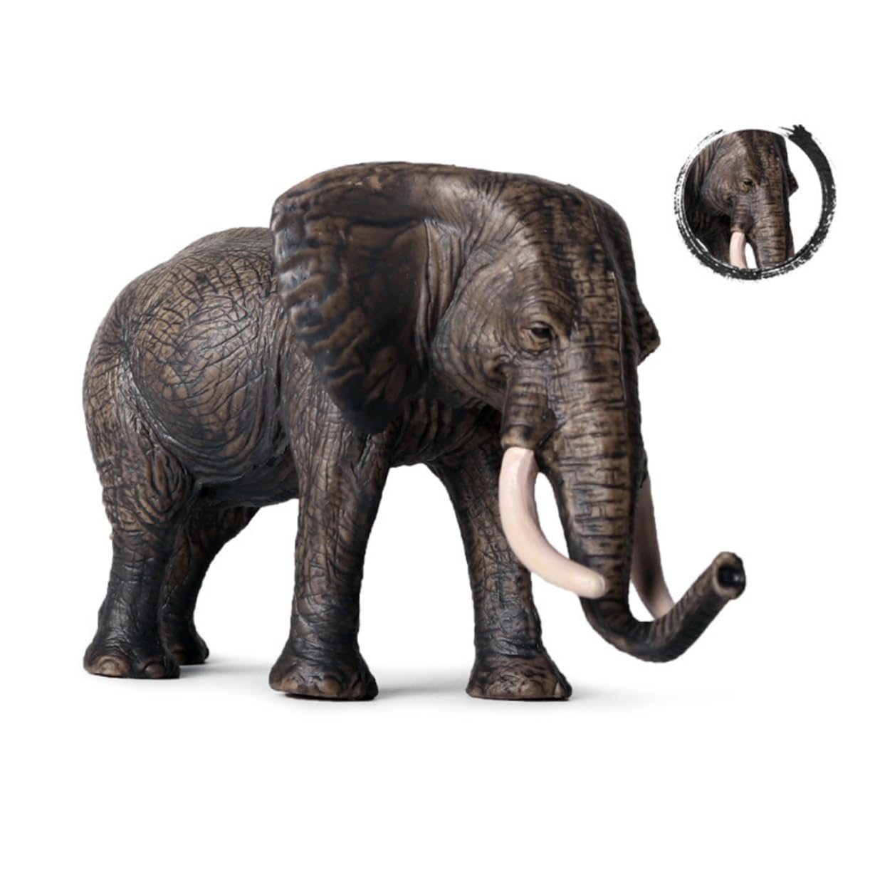 VICASKY Juguete Modelo de Elefante de Juguete Infantil de Modelo Animal de Figura de Elefante para Jugar y Aprender