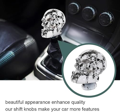 Miniatura 3 de muge racing Pomo de palanca de cambios para la mayoría de automóviles manuales automáticos, camiones, SUV, color negro