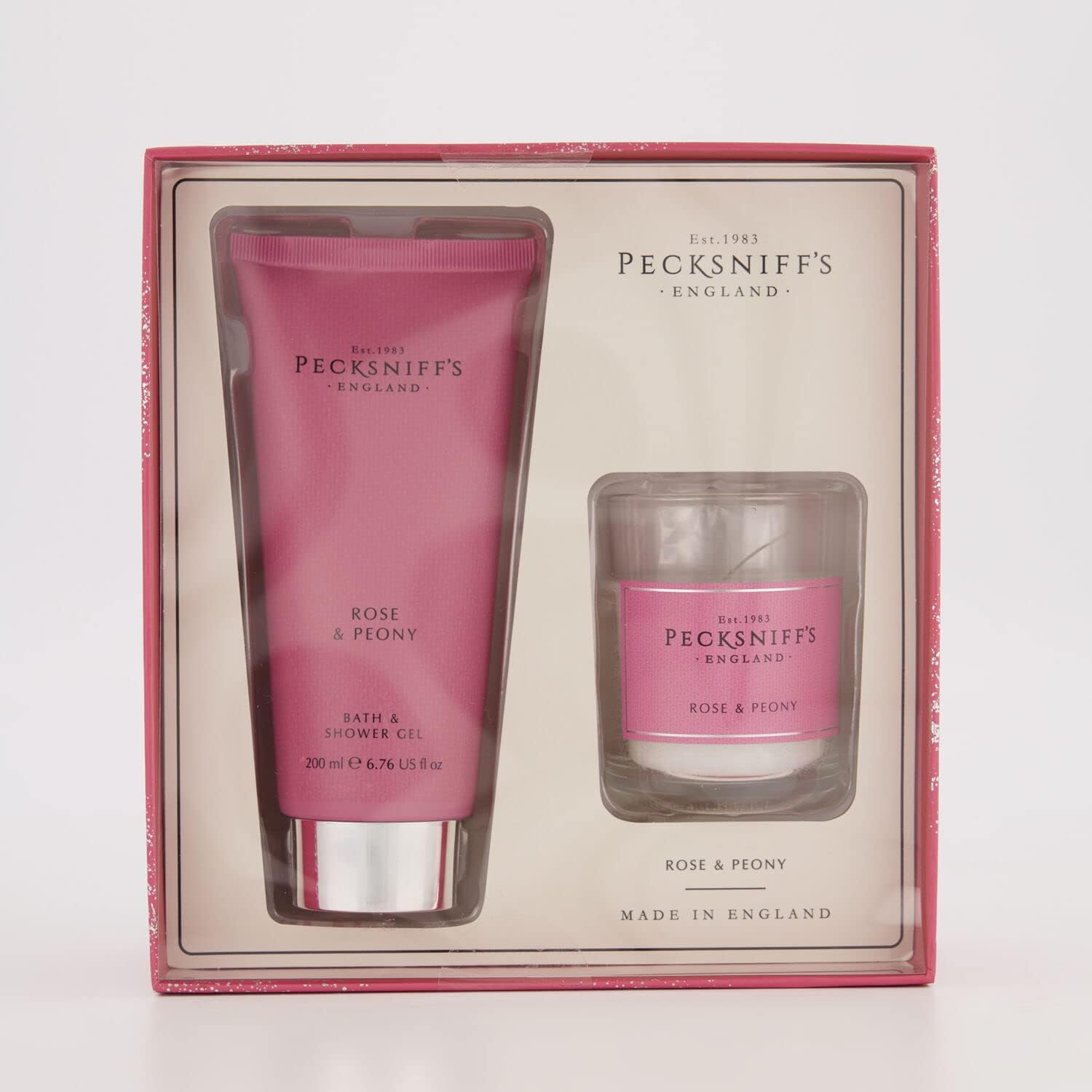 Pecksniffs Rose & Peony Candle Set Home & Kitchen