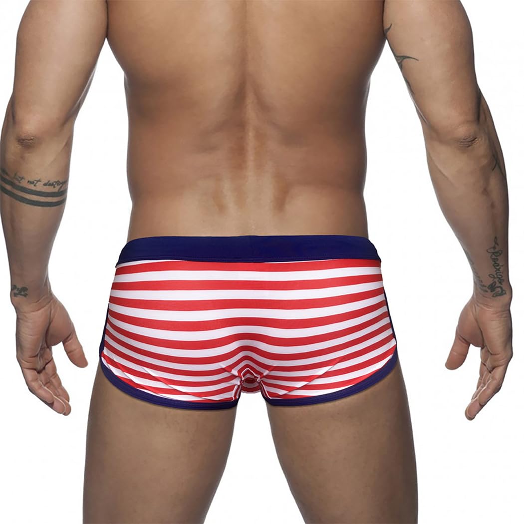 Costume Slip Uomo, Costume Mare Uomo Slip Piscina Costume Nuoto Slip Costume Uomo Swimming Brief Coulisse Regolabile YK78 Taglia M - XXL