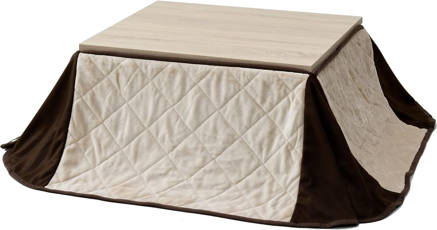 Amazon | [山善] 家具調 こたつ テーブル 専用布団 セット 幅75×奥行