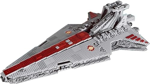 DIYI Super Star Destroyer Kit de construcción, juguete de crucero de ataque de la República de clase Venator, 6685 piezas UCS de ciencia ficción