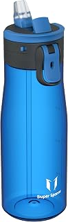 Sparrow Trinkflasche - TouchFlow Tritan Wasserflasche - 500ml, 750ml, 1L - BPA-frei - Sportflasche Auslaufsicher - Trinkflaschen mit Strohhalm für Sport, Outdoor - Leicht, Nachhaltig