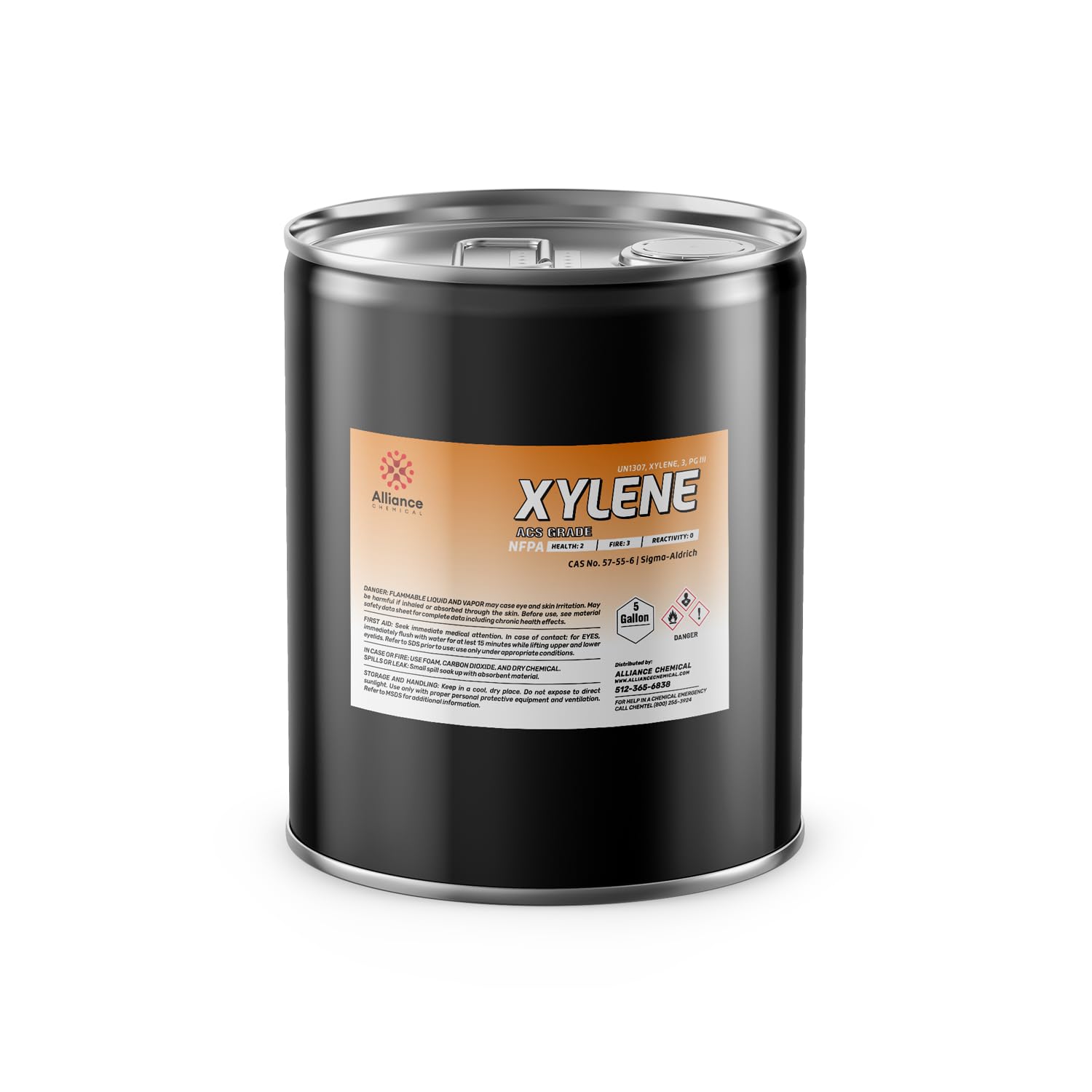 Xylene ACS Grade - 5 Gallon Pail