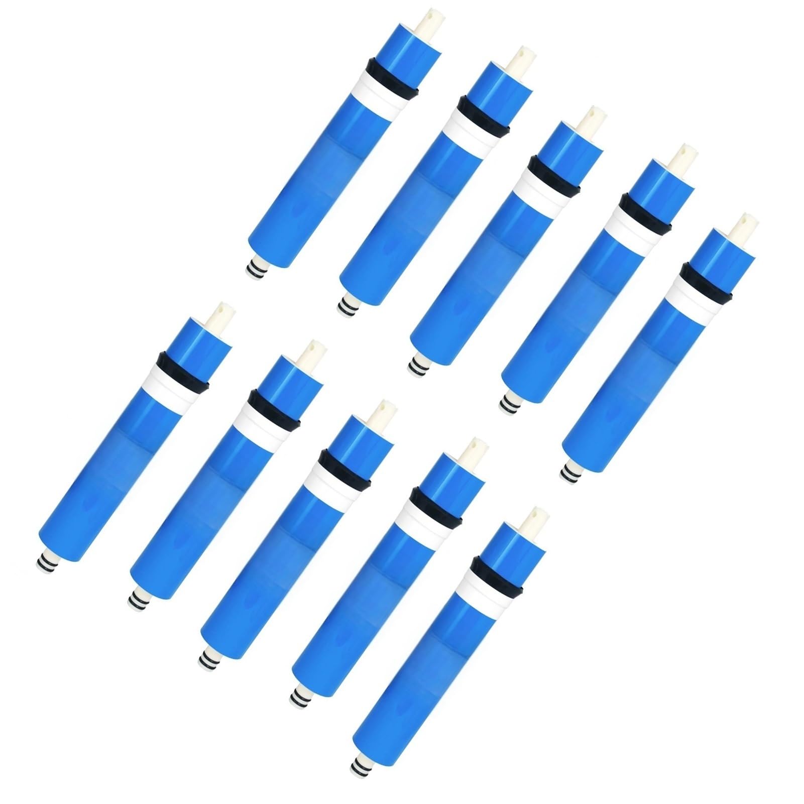 Membrana de ósmosis inversa RO for filtro agua cocina doméstica, 10 unidades, 50 GPD en el sabor del agua. Fácil instalación