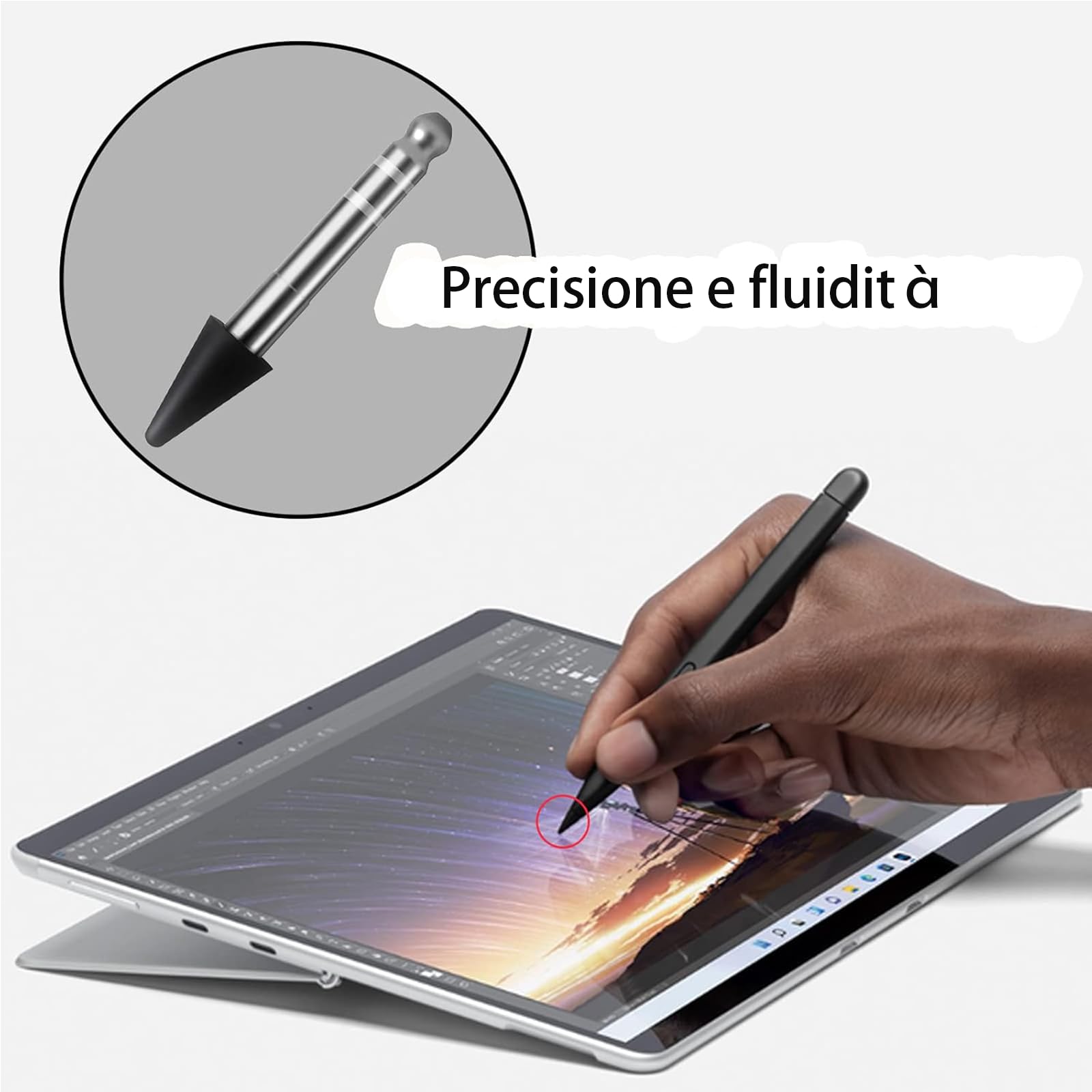 Pennino di ricambio compatibile per Microsoft Surface 2nd Slim Pen, 2nd Slim Pen punte di ricambio