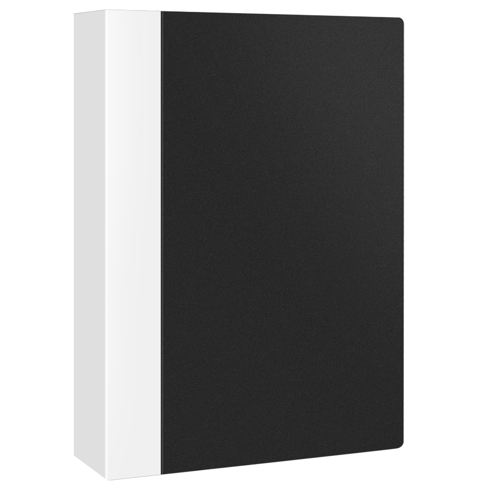 JEFURE A4 Display Folder with Plastic Sleeves, Display Book Folders with 60 Pockets, Presentation Folder, Project Folders for Storing Document and Certificate(1 Book, Black) — image 1