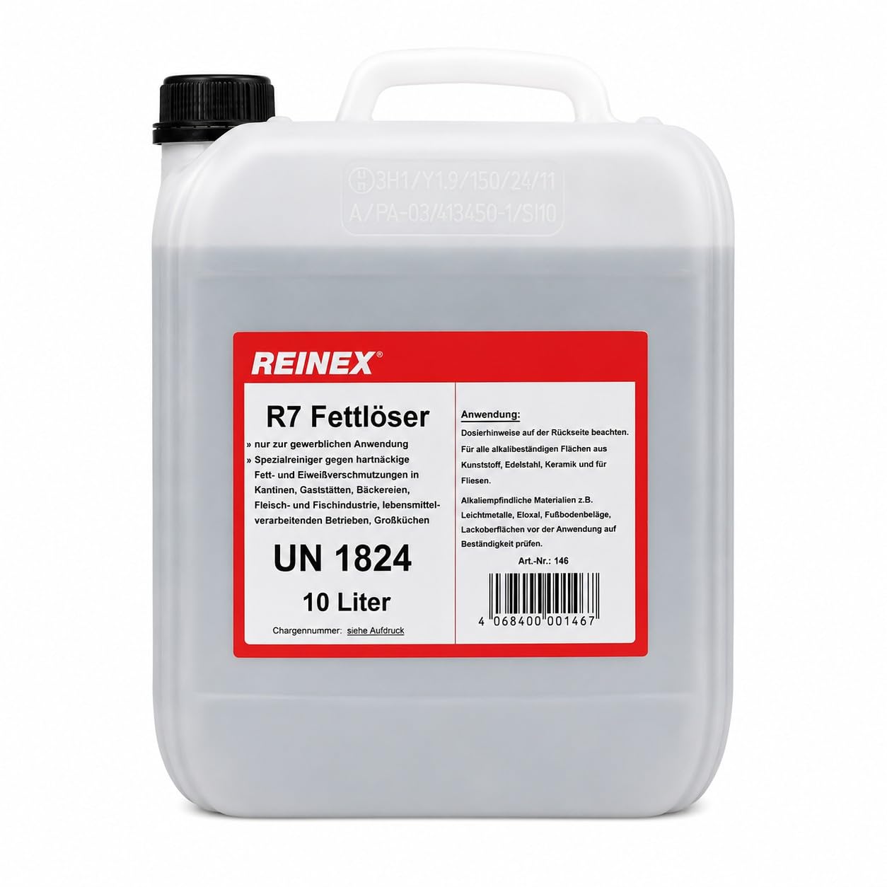 Fettlöser R7 von Reinex - 10 Liter Kanister (2 Stück)