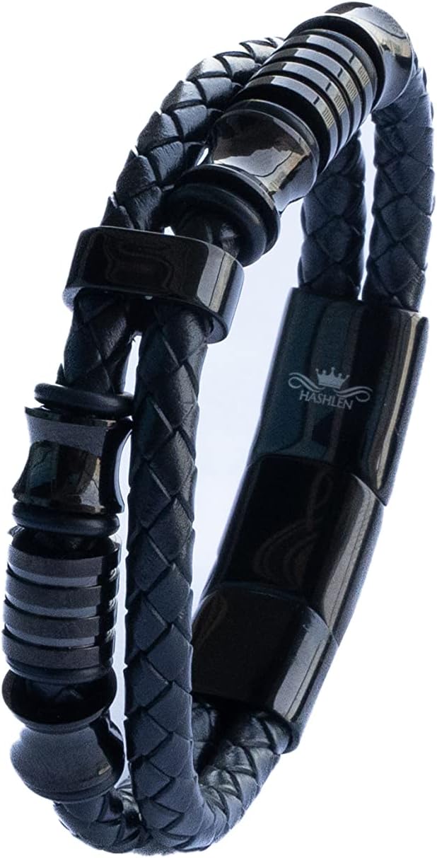 LenovoBraided Leather Bracelet for men… (Volund)