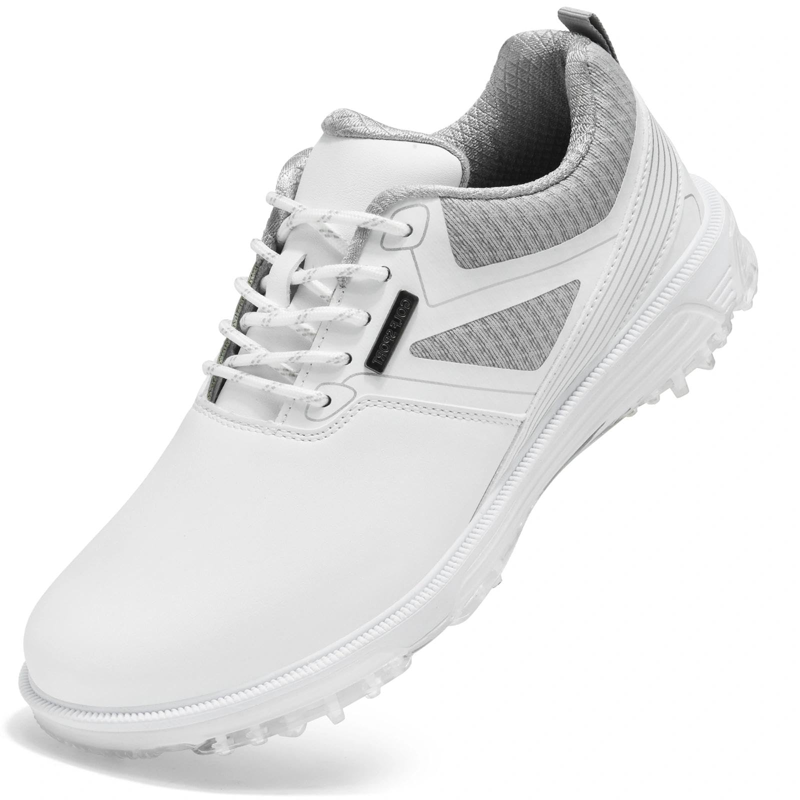Men's Golf Shoes Fixed Nailless Sole Waterproof Lightweight No-Slip Walking Shoes Size7.5-14-image-13